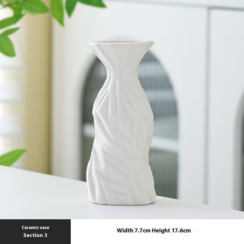 Nordic Ceramic Vase Collection – Sculpted Minimal Edition