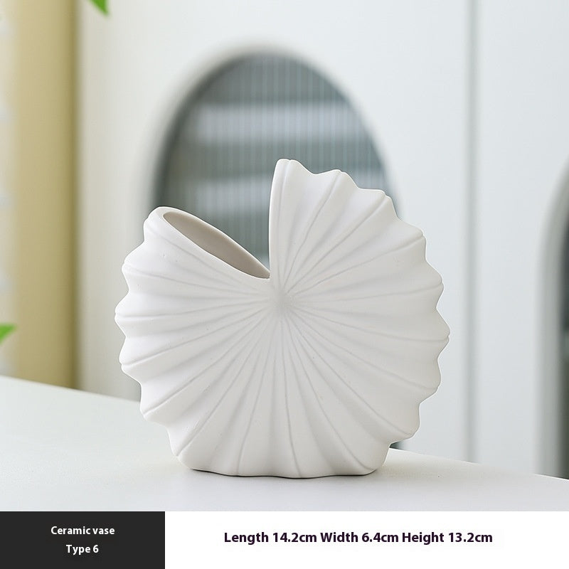 Nordic Ceramic Vase Collection – Sculpted Minimal Edition