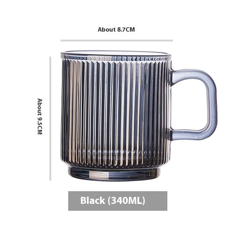 Ribbed Glass Cup - Classic Edition
