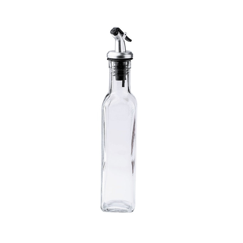 Modern Glass Oil Bottle Set – Leak-Proof Dispenser for Olive Oil, Vinegar & Sauces