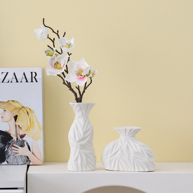 Nordic Ceramic Vase Collection – Sculpted Minimal Edition