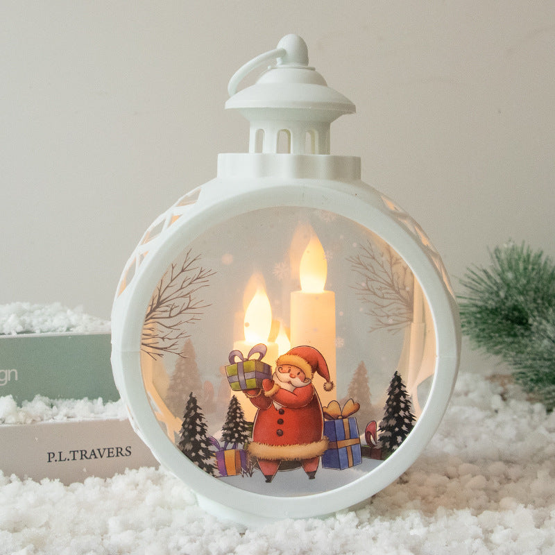 Cozy Christmas Lantern – Snowman & Santa Edition