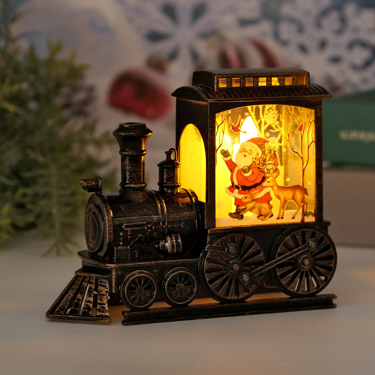 Christmas Train Light – Festive Retro LED Decoration