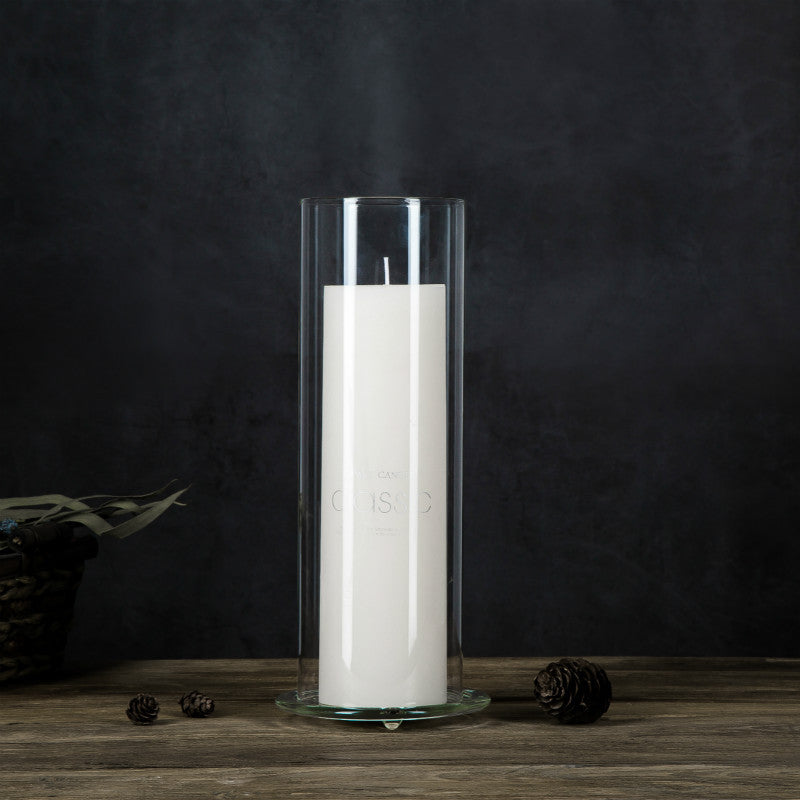 Elegant Glass Candle Holder – Minimalist Nordic Design