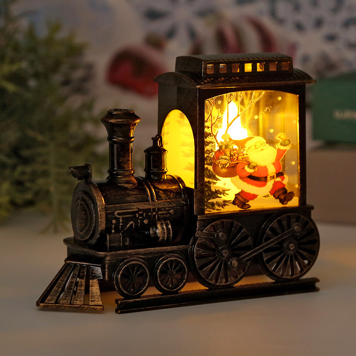 Christmas Train Light – Festive Retro LED Decoration