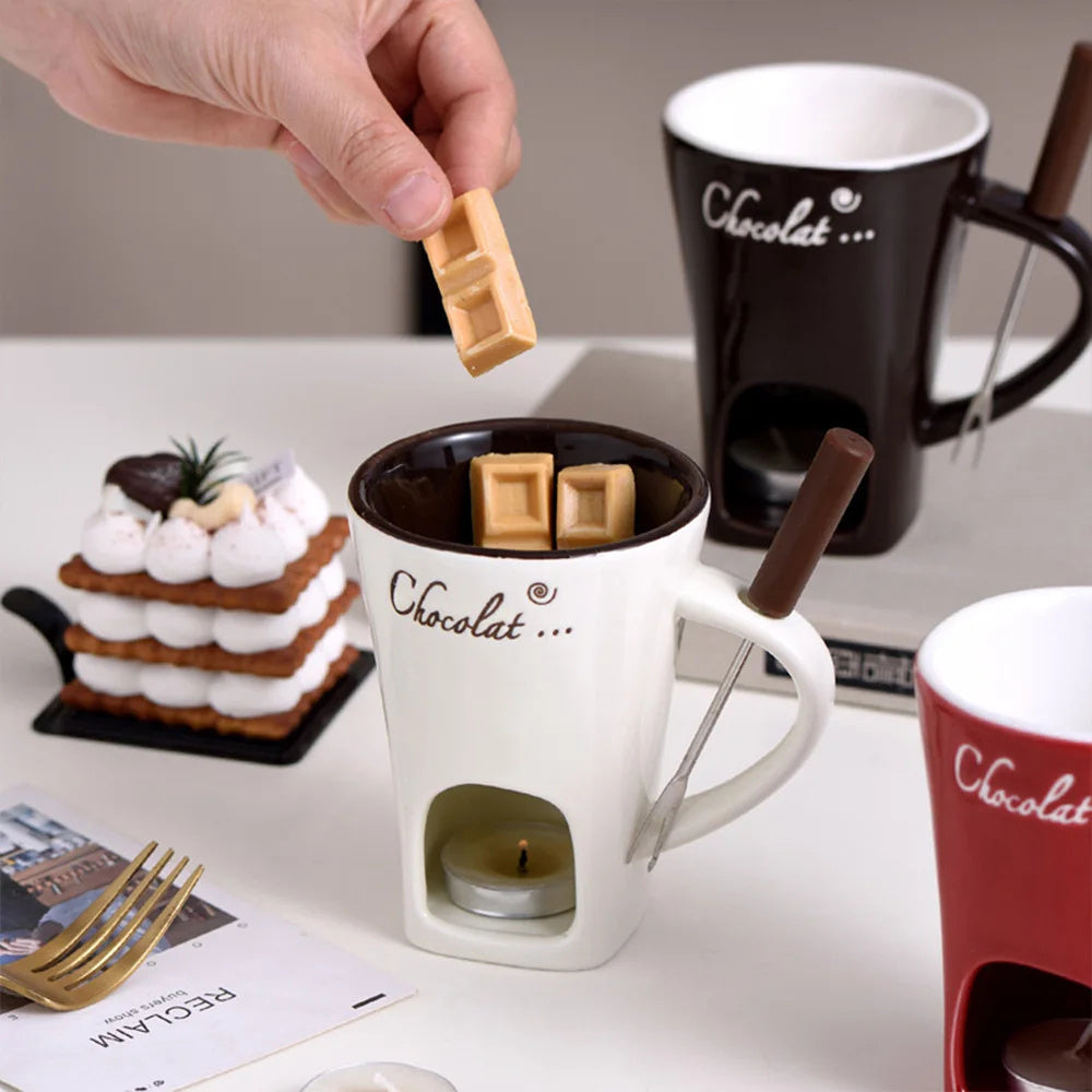 Ceramic Fondue Mug – Cozy Edition