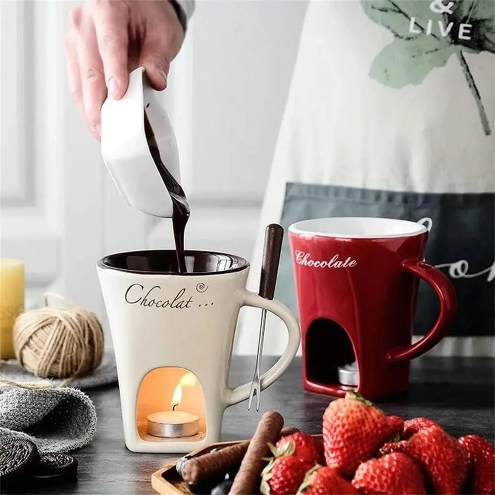 Ceramic Fondue Mug – Cozy Edition