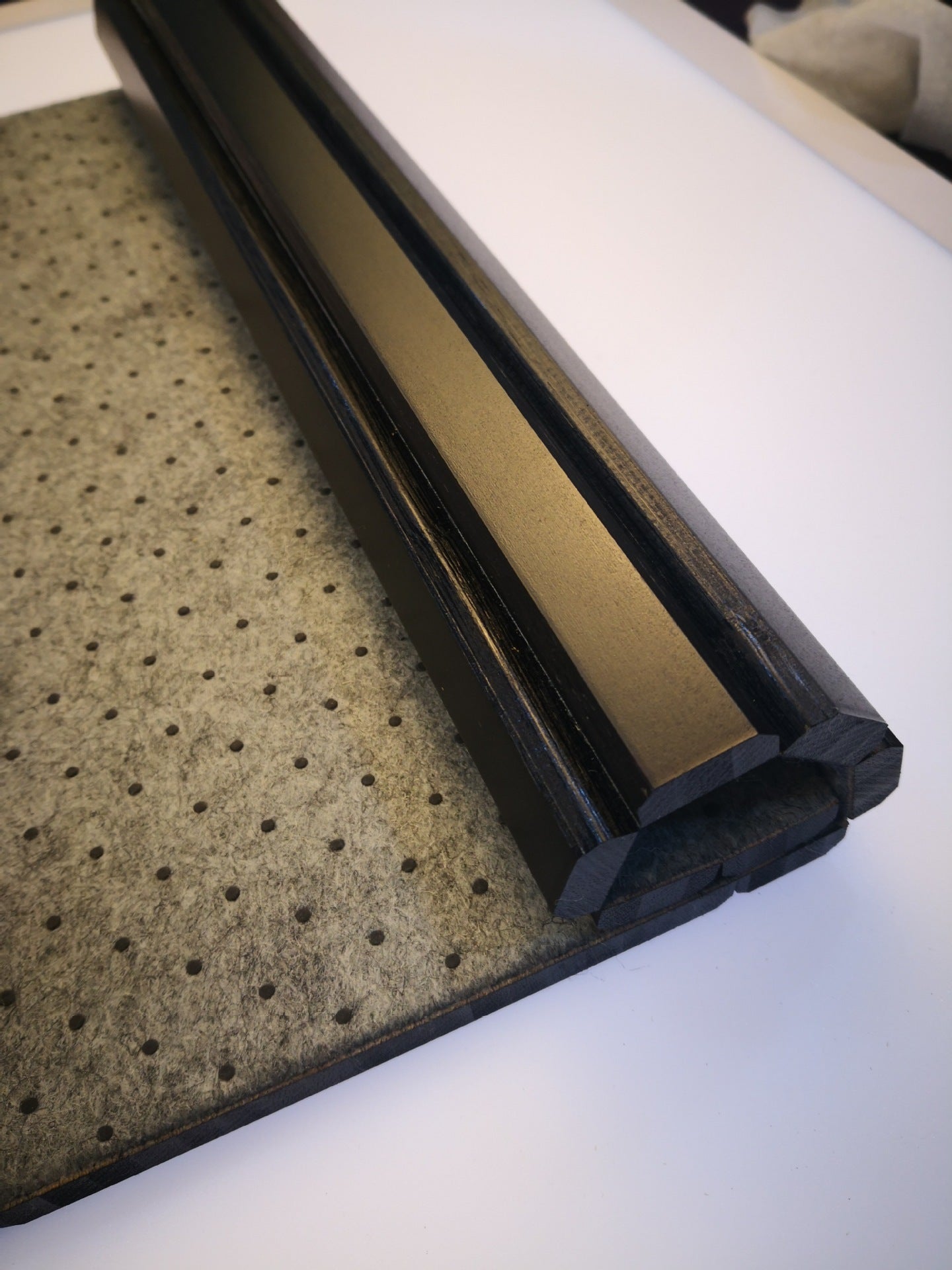 Dark Walnut Sofa Tray – Elegant Edition