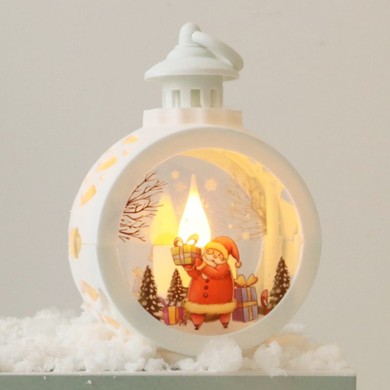 Cozy Christmas Lantern – Snowman & Santa Edition