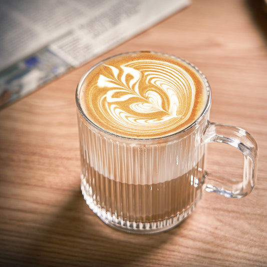 Ribbed Glass Cup - Classic Edition